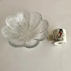 デッドストック　ガラスの器＆アラビアムーミンミニマグのサムネイル