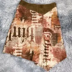 green mansIons【S】アシンメトリースカート　少し厚手　小さいサイズ