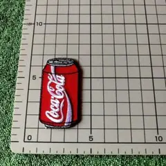 ワッペン　ミニ　コカコーラ　飲料　小さいアイロンワッペン　ビンテージ