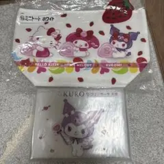 ミニトートバッグ　クリアポーチ　サンリオくじ
