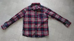 【お値下げ】ダブルB チェック ネルシャツ 130㎝