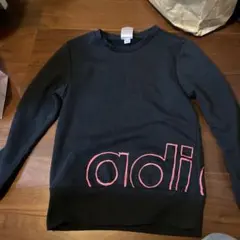 adidas 黒 トレーナー 160サイズ