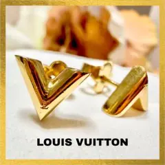 LOUIS VUITTON ピアス インスティンクト LV ブックル モノグラム
