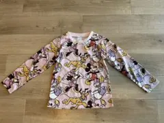 Disney ミッキー ミニー 長袖カットソー100cm