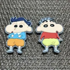 クレヨンしんちゃん マグネット 2個セット しんちゃん 風間くん