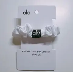 新品　Alo ヘアゴム　ホワイトのサムネイル