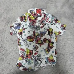 ヒスミニ　総柄シャツ　半袖　ヒステリックミニ