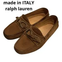 イタリア製 Ralph lauren ラルフローレン　 スエードローファー