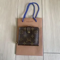 LOUIS VUITTON 二つ折り財布 モノグラム ブラウン