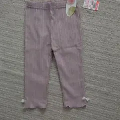 リブ編ベビーレギンス　90㌢