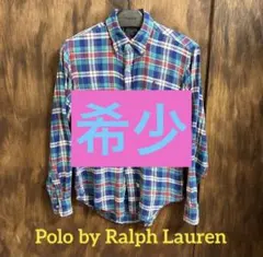 80s Polo by Ralph Lauren チェックシャツ　【緑タグ】