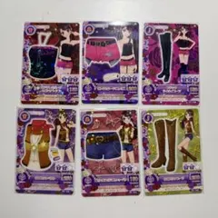 アイカツ！　紫吹蘭　PC 連番　ピンクレオパール コーデ　ウェスタントップス