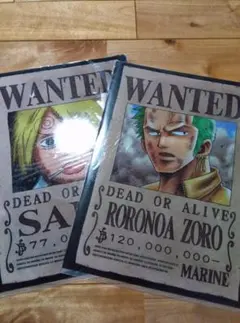 ONE PIECE ロロノア・ゾロ 手配書 クリアファイル ローソン限定 - メルカリ