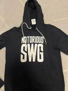 早いもの勝ち‼️swagger NOTORIOUS ブラックパーカーのサムネイル