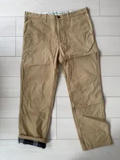 ベージュ チノパン 裏ネル36インチ