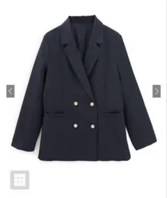 GRL ダブルボタンテーラードジャケット al275