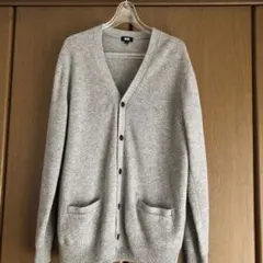UNIQLO グレー メンズカーディガン XL