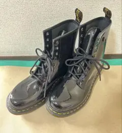 【美品】Dr.Martens ブーツ　エナメル　24.5cm