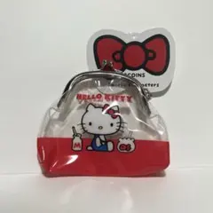 ハローキティ　がま口ポーチ　スリーコインズコラボ