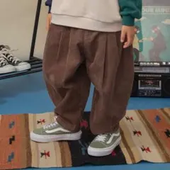 breeze バルーンタックコーデュロイパンツ　100cm ブラウン　ブリーズ