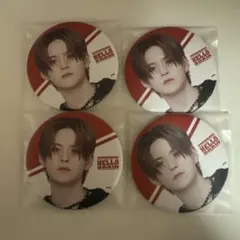 treasure ヨシ 缶バッジ hello again