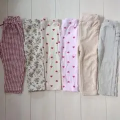 ネネン しまむら 西松屋 レギンス パンツ 6点セット 90