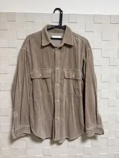 FREAK'S STORE コーデュロイシャツ ベージュ M