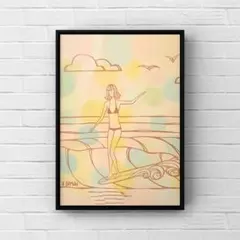 ヘザーブラウン サイン入り 純正額付 レインボーピンクHeather Brown Amazon.co.jp: [ヘザーブラウン] HEATHER BROWN アートプリント