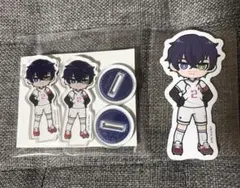 ブルーロック ダイソー Seria アクリルスタンド ステッカー オリヴァ 愛空