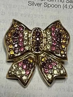 NINA RICCI ブローチ　ビンテージ　オールド　レトロ　ラインストーン