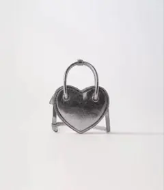 【美品】zara kids メタリックハート クロスボディバッ グのサムネイル