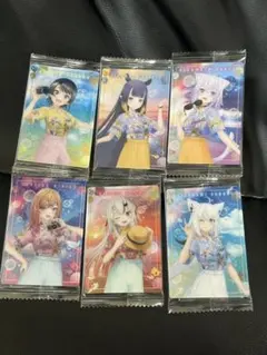 ホロライブウエハースSUPER EXPO 6枚まとめ売り【新品・未使用】