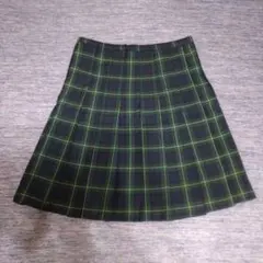 プリーツスカート チェック ミニスカート