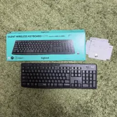 ロジクール ワイヤレスマウス キーボードK295 静音 無線 USB接続