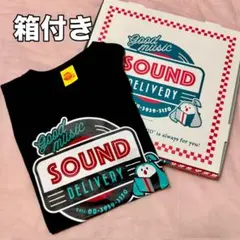 初音ミク SOUND DELIVERY デリバリースタッフTシャツ(黒) 箱付き