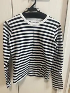 agnès b. ボーダー柄 長袖Tシャツ サイズ2