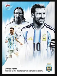 リオネルメッシ　アルゼンチン代表引退　Messi Topps Now バルセロナ
