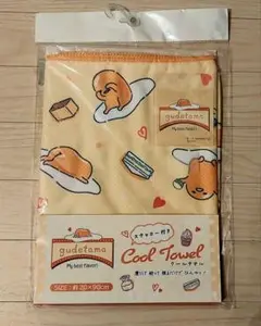 新品　未開封　サンリオ　ぐでたま　クールタオル　ステッカー付き