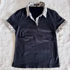 極美品！バーバリーロンドン　スキッパーシャツ　ノバチェック　XL　クリーニング済 極美品！バーバリーロンドン スキッパーシャツ ノバチェック XL