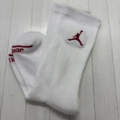 ジョーダン　キッズ　ソックス　約23〜25cm　白　未使用