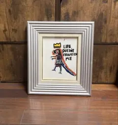 ジャン＝ミシェル・バスキア 油彩画 貴重 手描き 作者サイン ジャン=ミッシェル・バスキア サイン入り画集 レア - メルカリ
