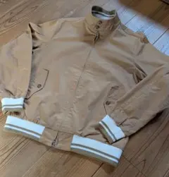 BEAMS HEART スイングトップ ベージュ裏地柄