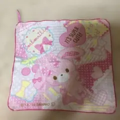 サンリオ Bonbonribbon ループ付タオル ピンク