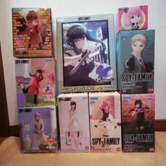 スパイファミリー SPY×FAMILY フィギュア 8点 +アートパネル セット