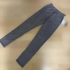 裏起毛 レギンスパンツ 160cm 千鳥 チェック