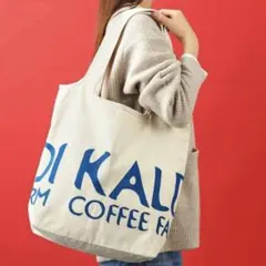 2025 カルディ　福袋　2点セット　バッグ　もへじエコバッグ　2点セット