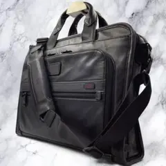 美品 TUMI 96145D4 レザー 2WAY ビジネスバッグ 黒 PC収納 美品 TUMI 96145D4 レザー 2WAY ビジネスバッグ 黒 PC収納 - メルカリ