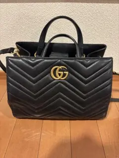 期間限定値下げ GUCCI GGマーモント キルティング ショルダーバッグ
