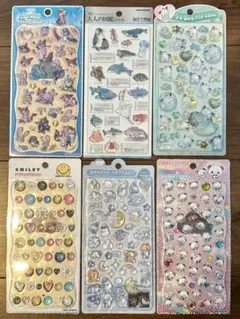 【正規品】シール　6点セット　ボンボンドロップ　うるちゅる