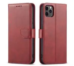 iphone13 Pro ケース 6.1インチ　手帳型 軽量 薄型 レッド